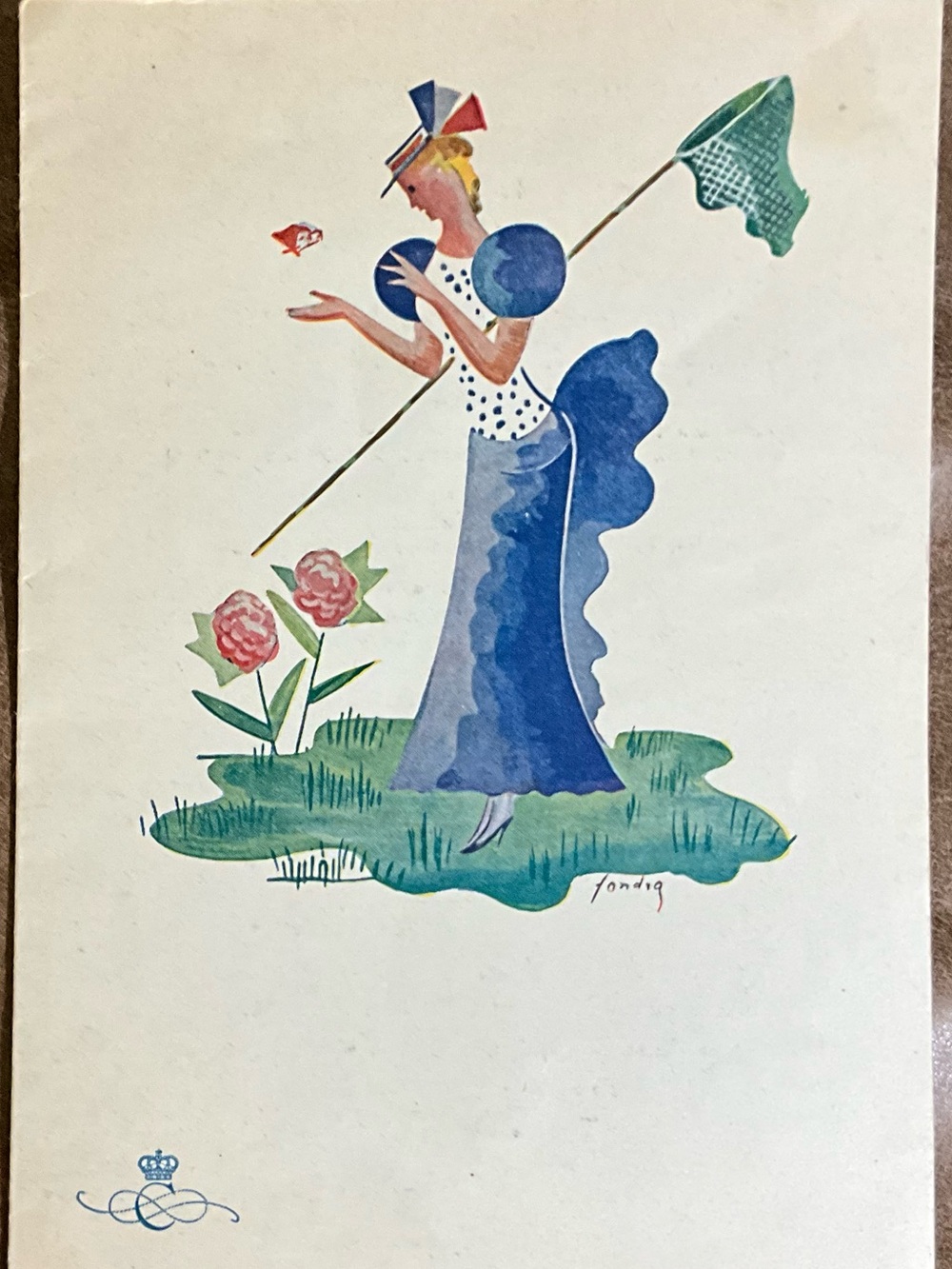 1934 Motonave Saturnia Ocean Liner Menu Tourist Class July 5 1934 Italian Line